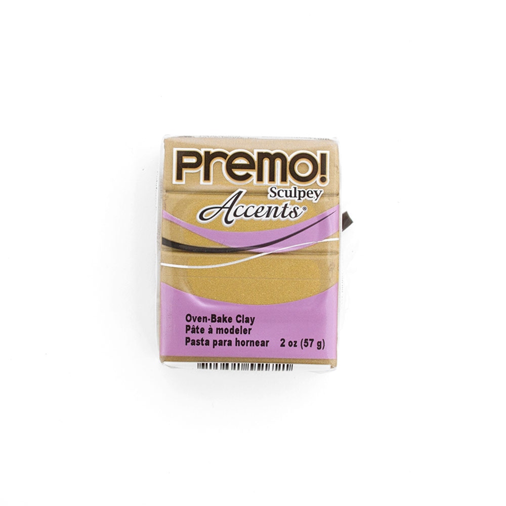 Polyform, Premo Sculpey, Oven Bake, Model Clay, 2oz, Antique Gold